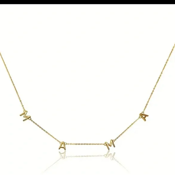 mama gold chain necklace new - Picture 4 of 4